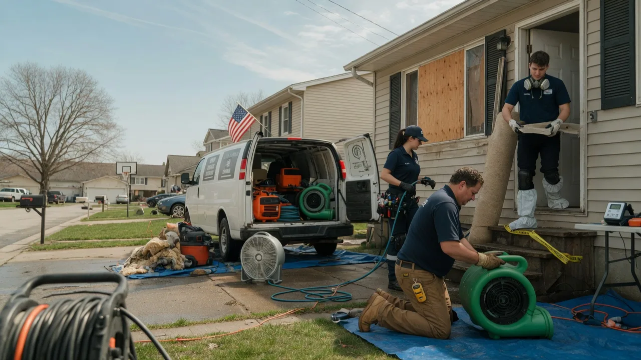 Water Damage Restoration in Plover, WI near me